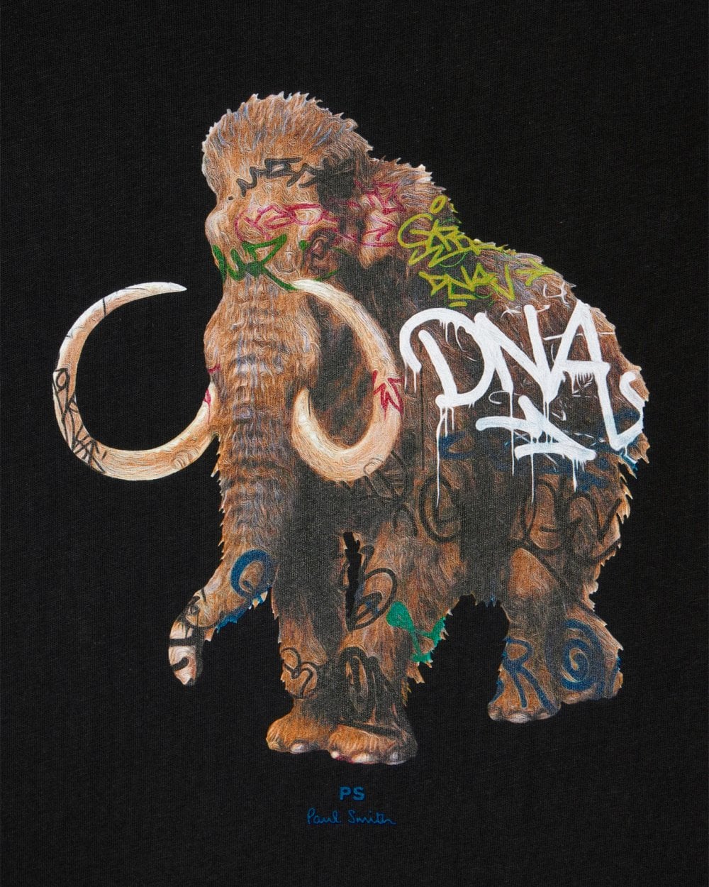 Paul Smith PS Paul Smith Mens Regular Fit Graffiti Mammoth T-Shirt