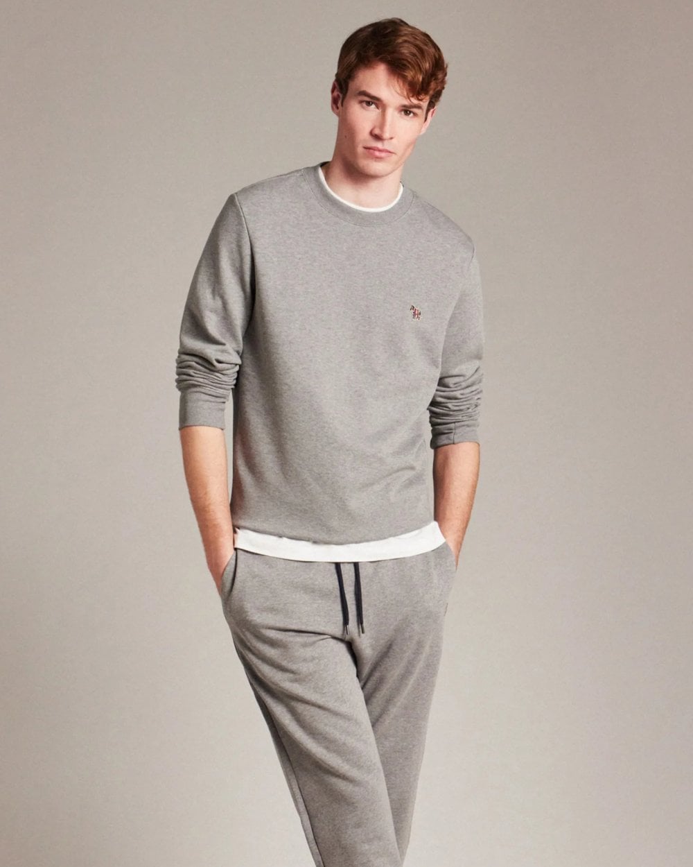 PS Paul Smith Mens Regular Fit Sports Stripe Zebra Sweatshirt