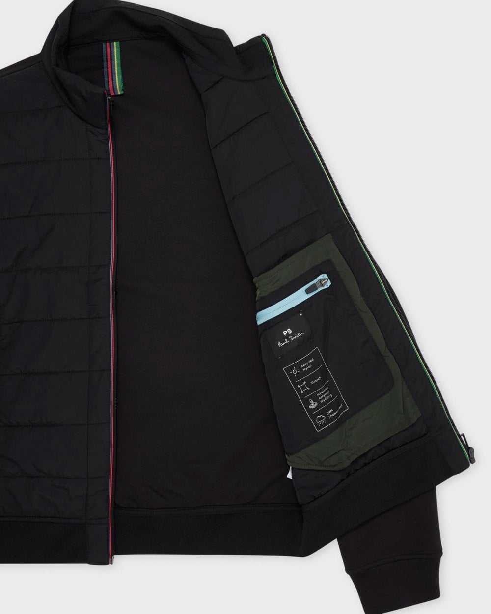 Paul Smith PS Paul Smith Mens Sports Stripe Fibre Down Jacket