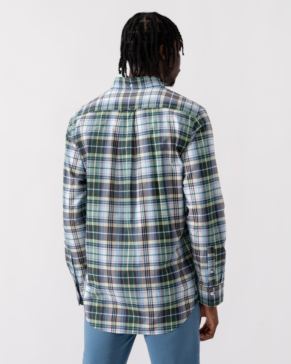 GANT GANT Mens Reg Poplin Tartan Check Shirt