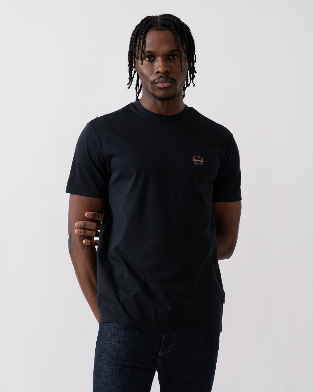Napapijri S-Badge Mens Crew Neck T-Shirt
