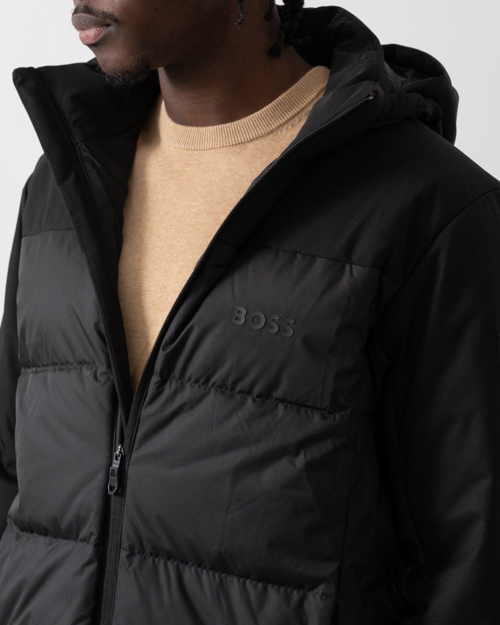 BOSS Green BOSS Green J Hamar 3 Mens Padded Hooded Jacket