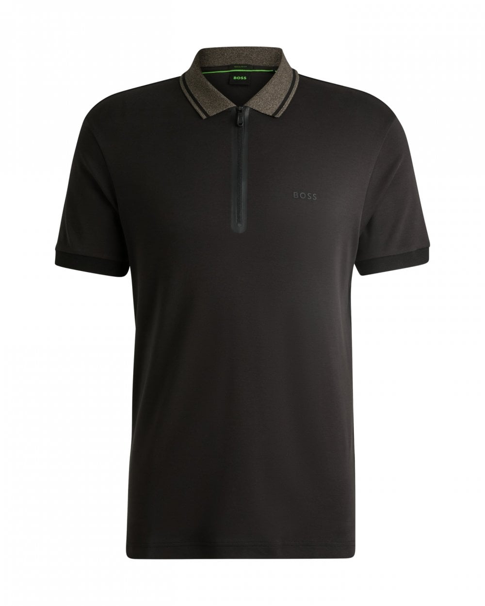 BOSS Green Philix Mens Zip Polo Shirt