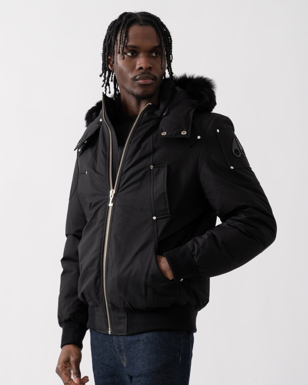Moose Knuckles Moose Knuckles Mens Original Ballistic Neoshear Bomber Jacket
