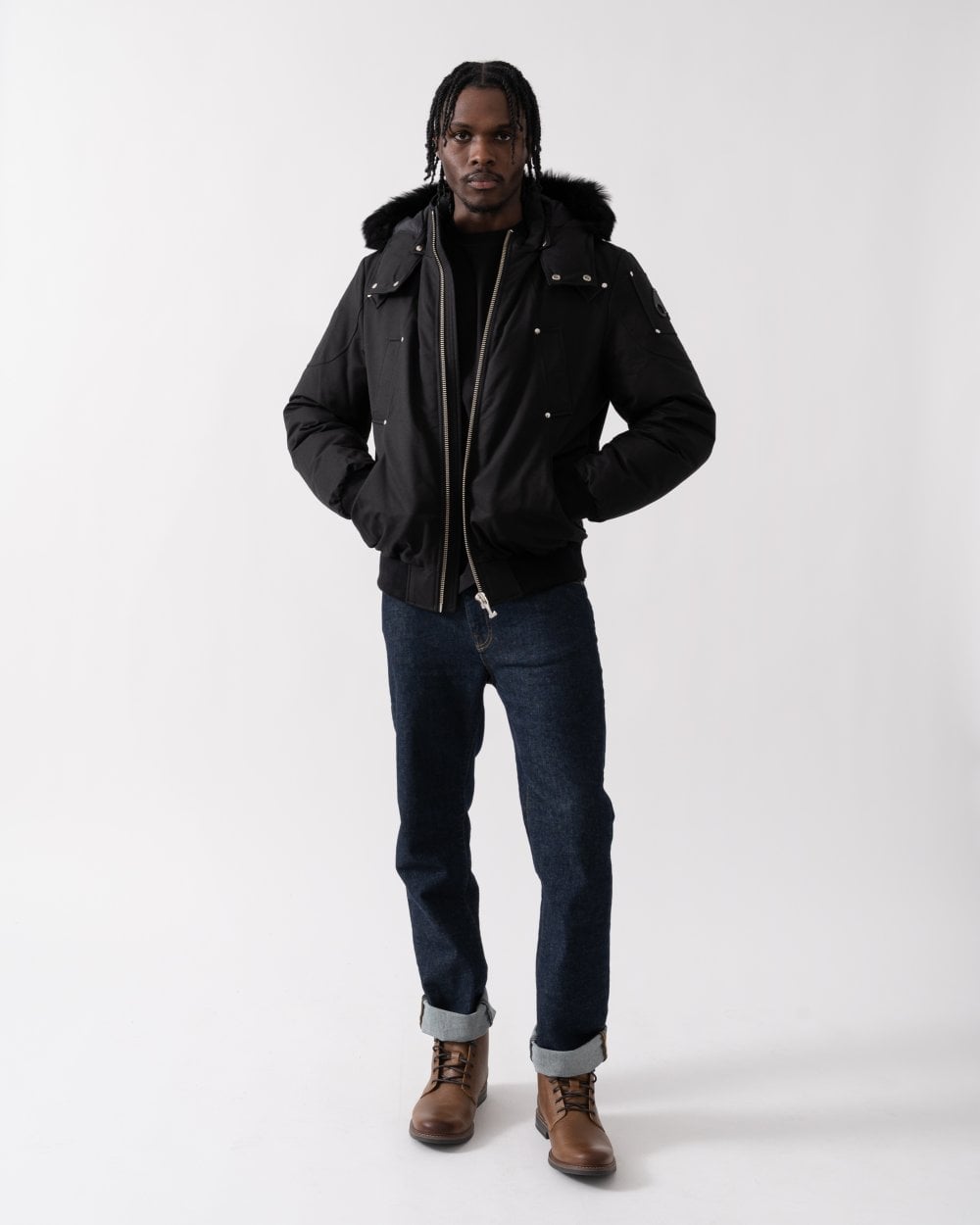 Moose Knuckles Moose Knuckles Mens Original Ballistic Neoshear Bomber Jacket