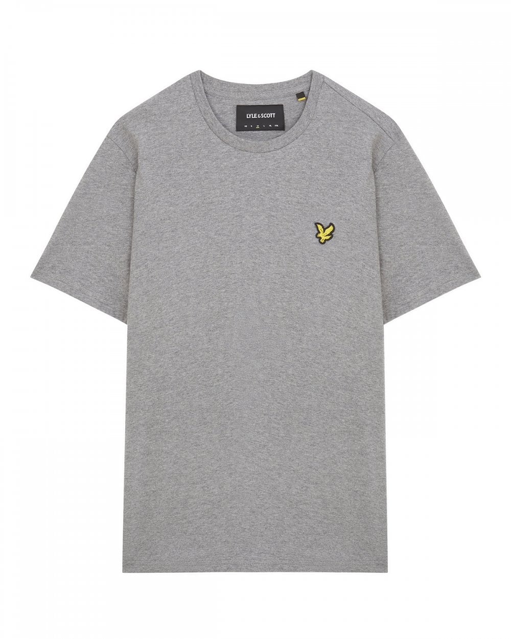Lyle & Scott Plain Mens T-Shirt TS400VOG - T28 Mid Grey Marl