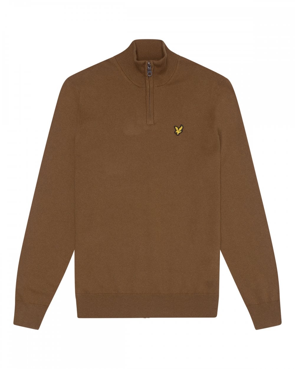 Lyle & Scott Cotton Merino Mens Quarter Zip Jumper