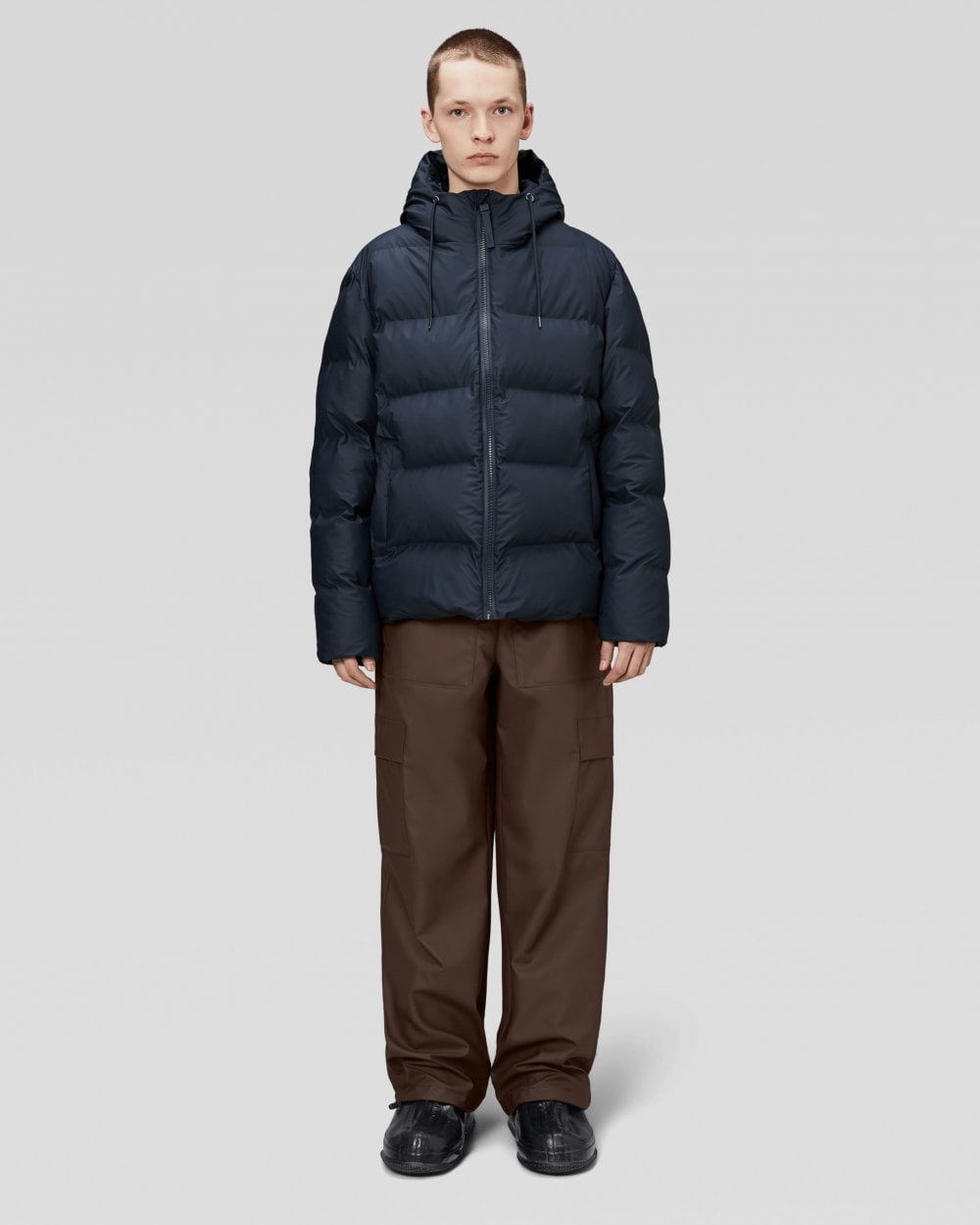 Rains Alta Unisex Puffer Jacket - 47 Navy