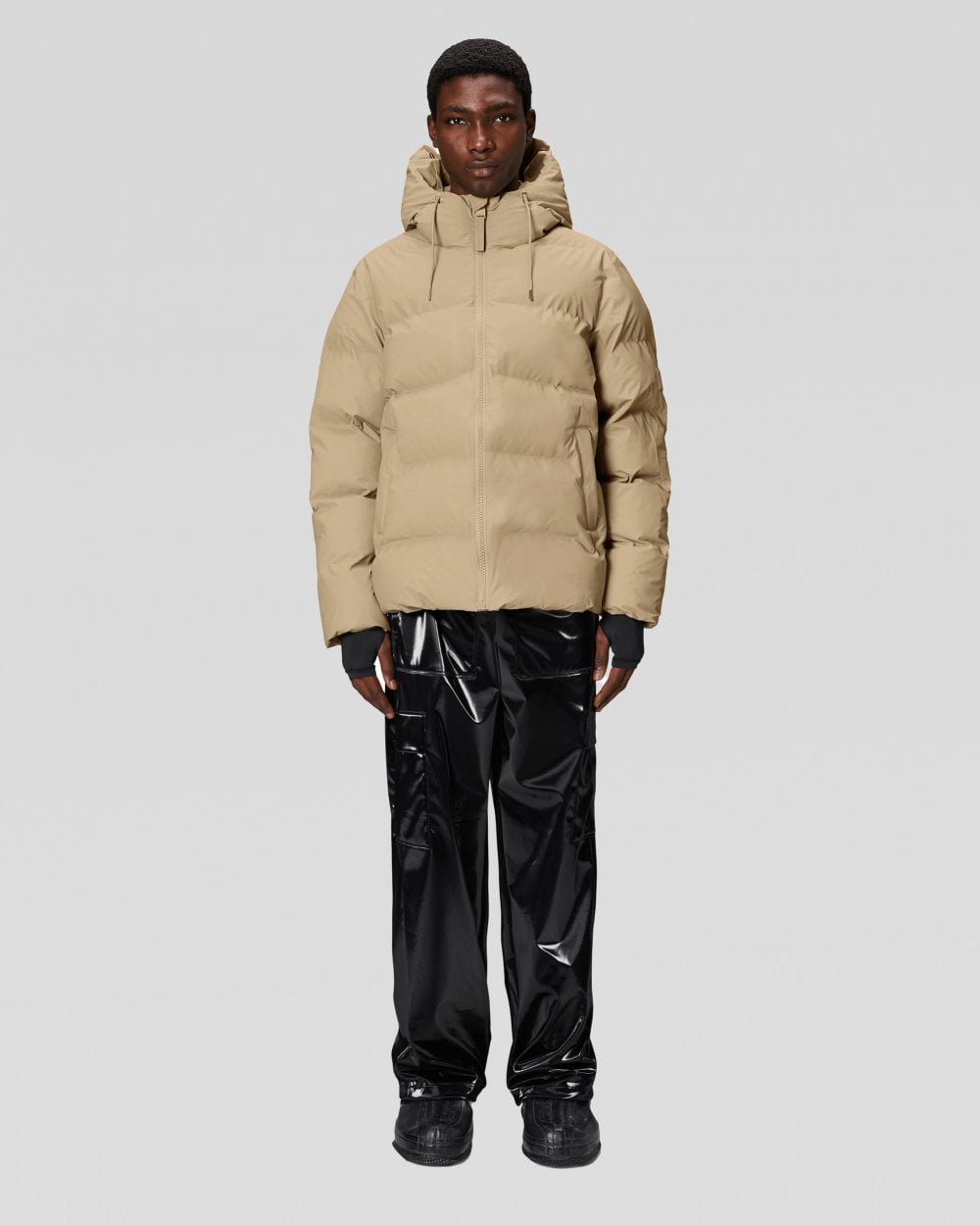 Rains Alta Unisex Puffer Jacket - 24 Sand