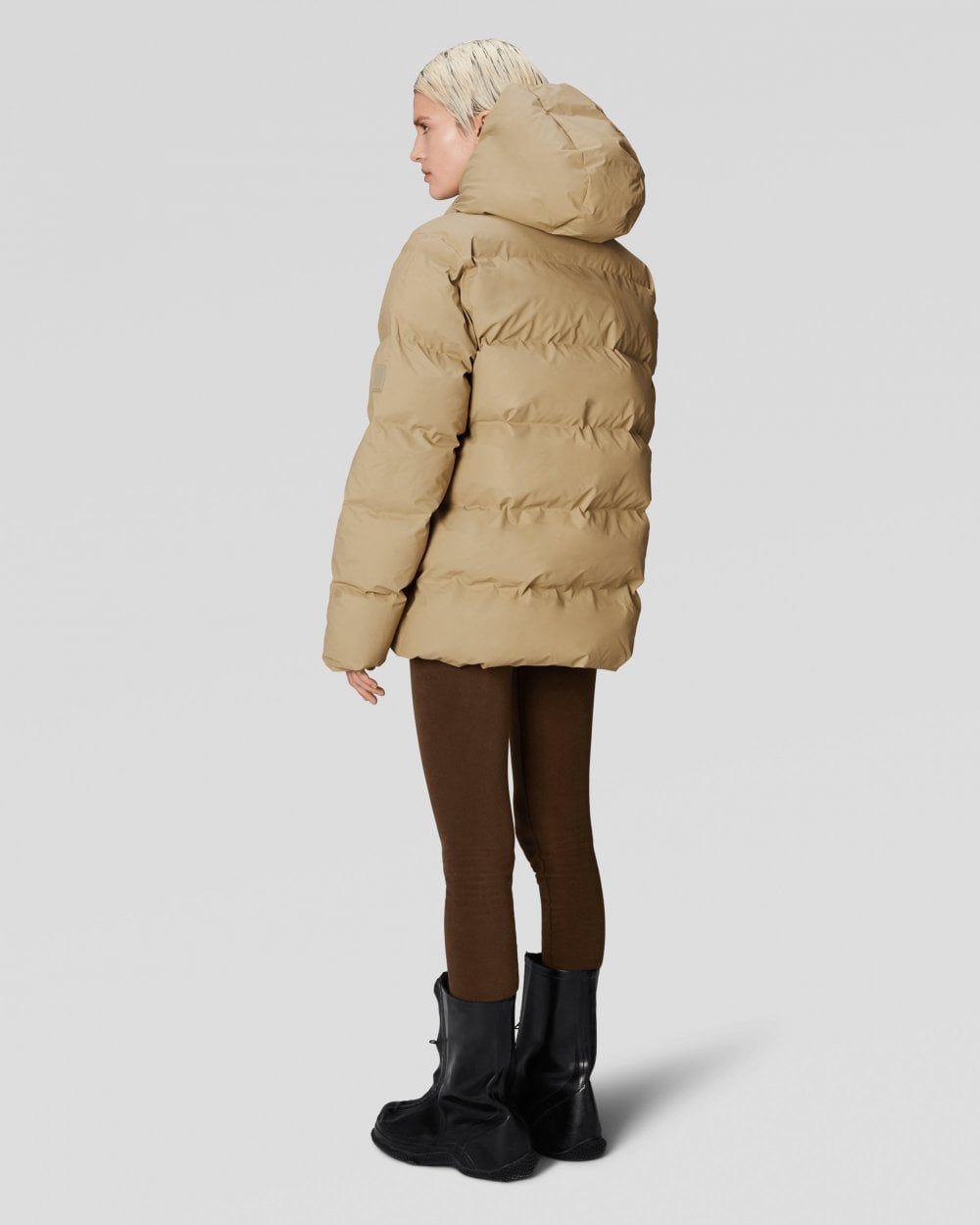 Rains Alta Unisex Puffer Jacket - 24 Sand