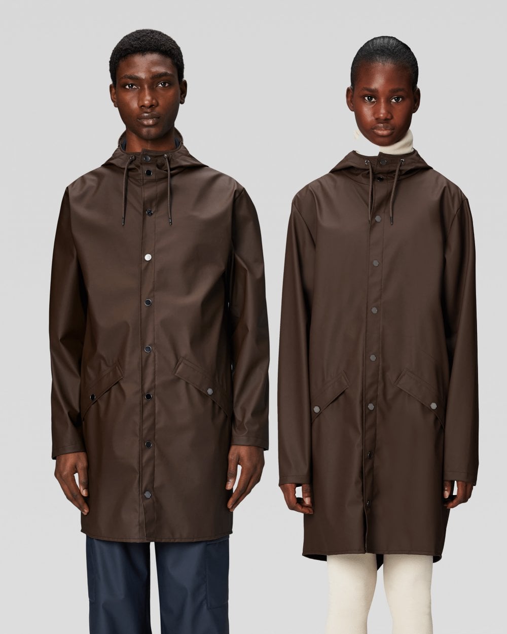 Rains Long Unisex Jacket - 23 Frame