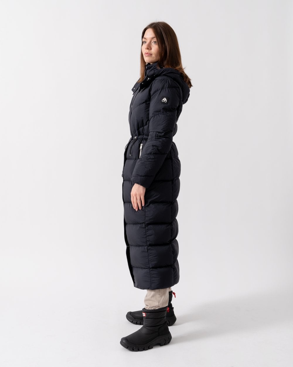 Moose Knuckles Belle Cote Womens Long Puffer Jacket