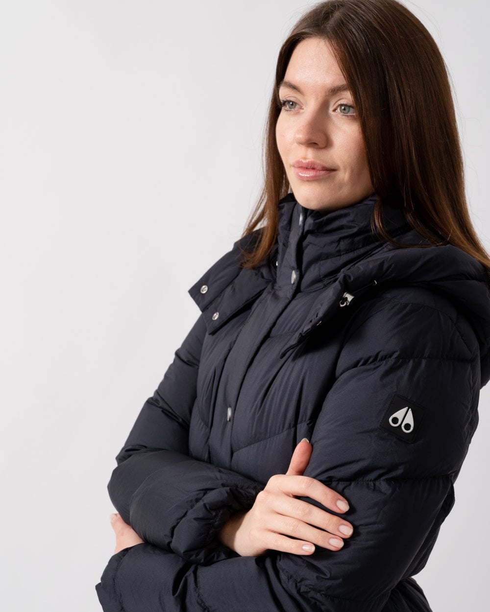 Moose Knuckles Belle Cote Womens Long Puffer Jacket