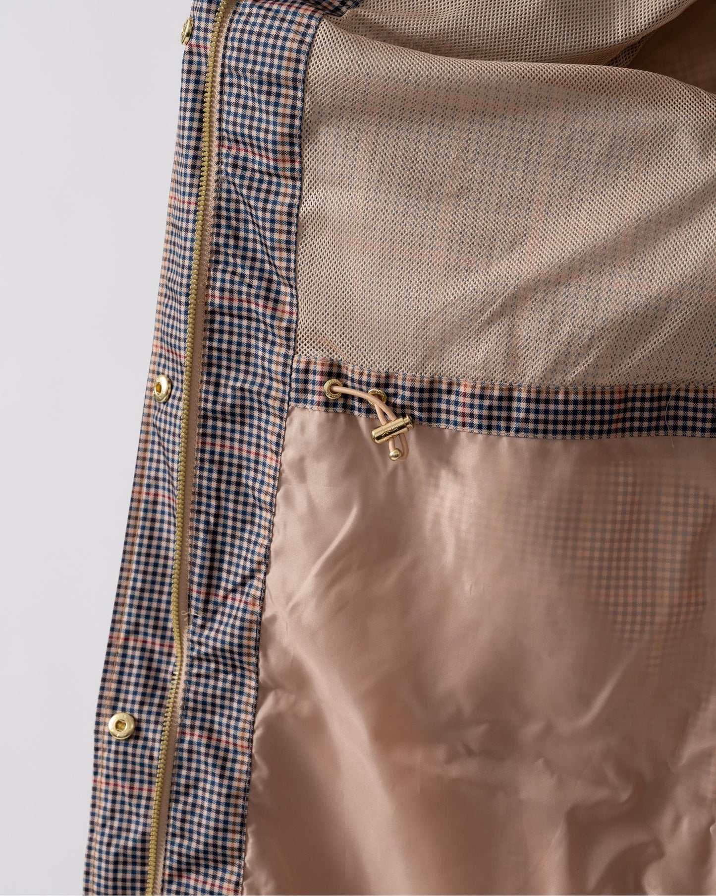 Joules Holkham Womens Packable Printed Raincoat - Henson Check