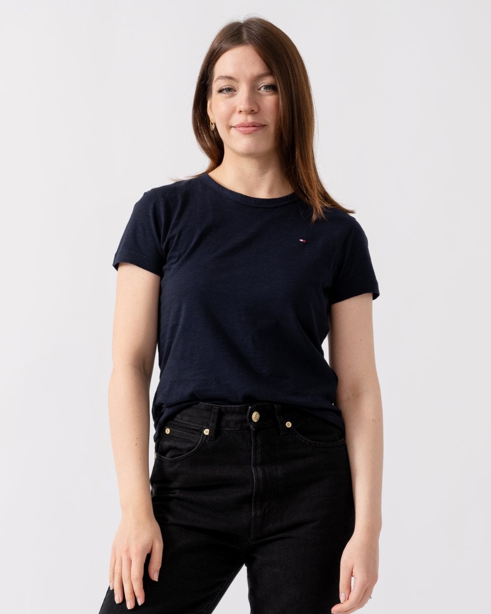 Tommy Hilfiger 1985 Womens Slim Slub Top