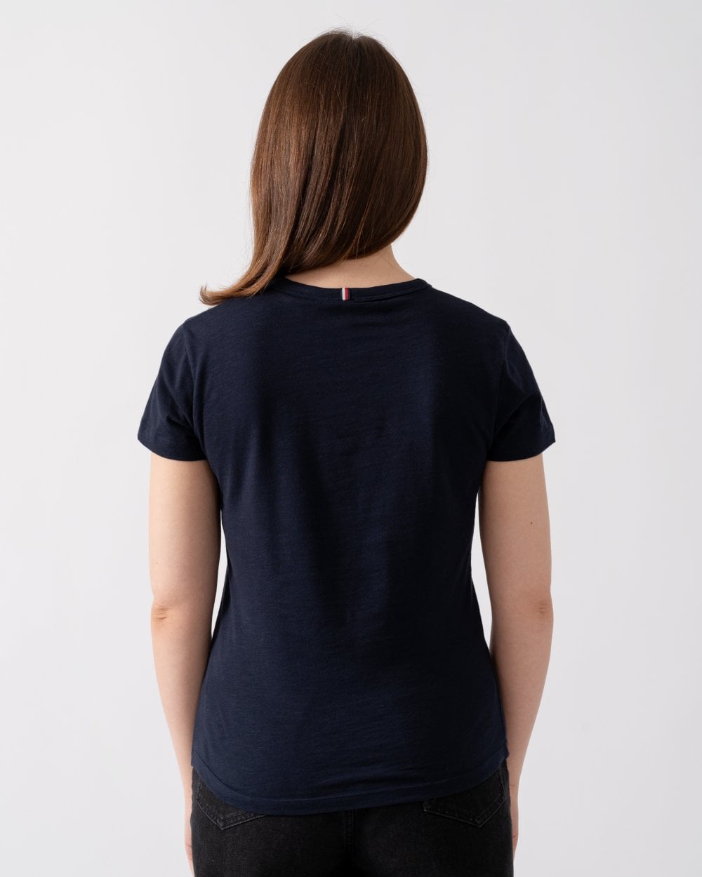 Tommy Hilfiger 1985 Womens Slim Slub Top - Desert Sky