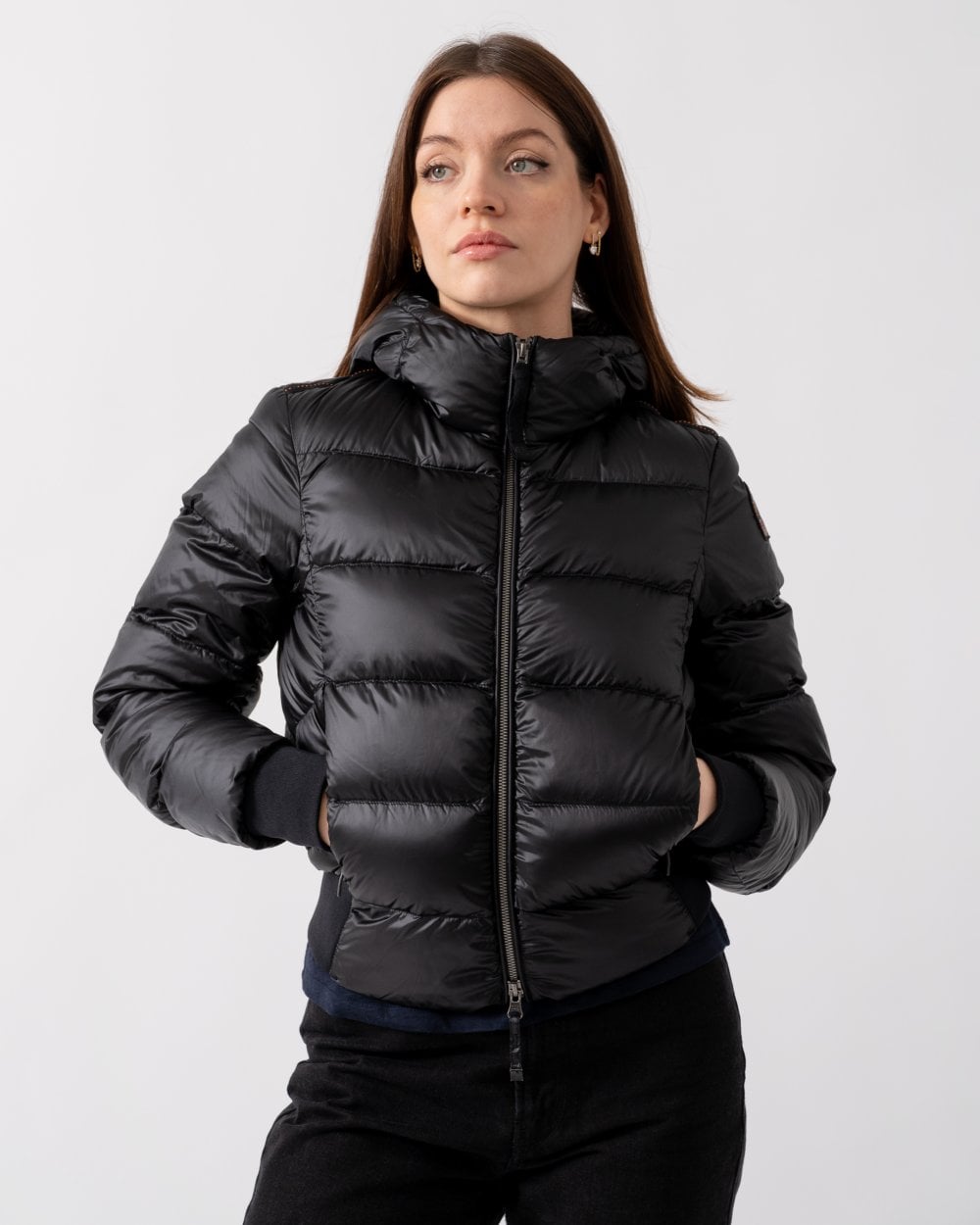 Parajumpers Mariah Womens Hooded Down Bomber Jacket