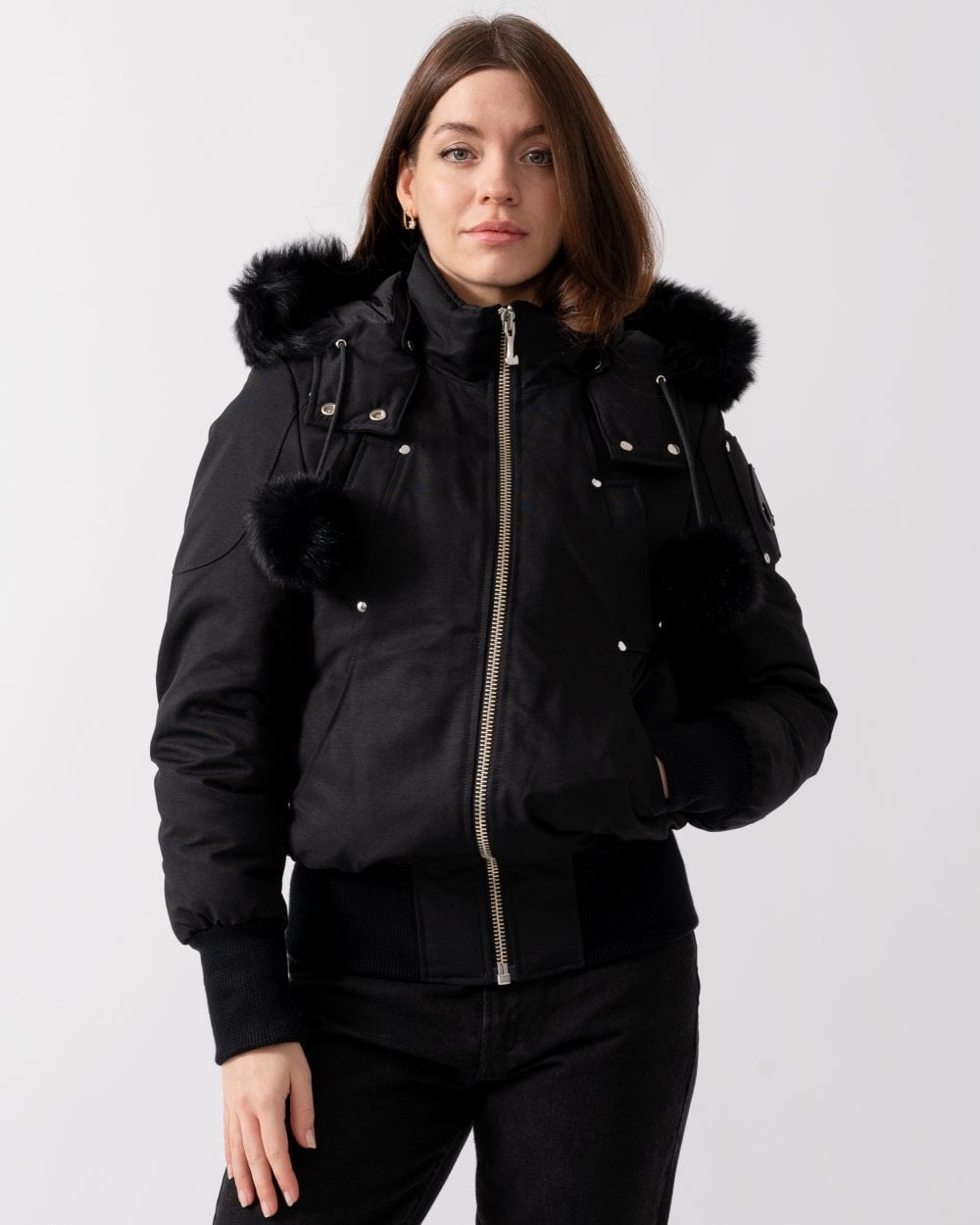 Moose Knuckles Debbie Womens Bomber Jacket