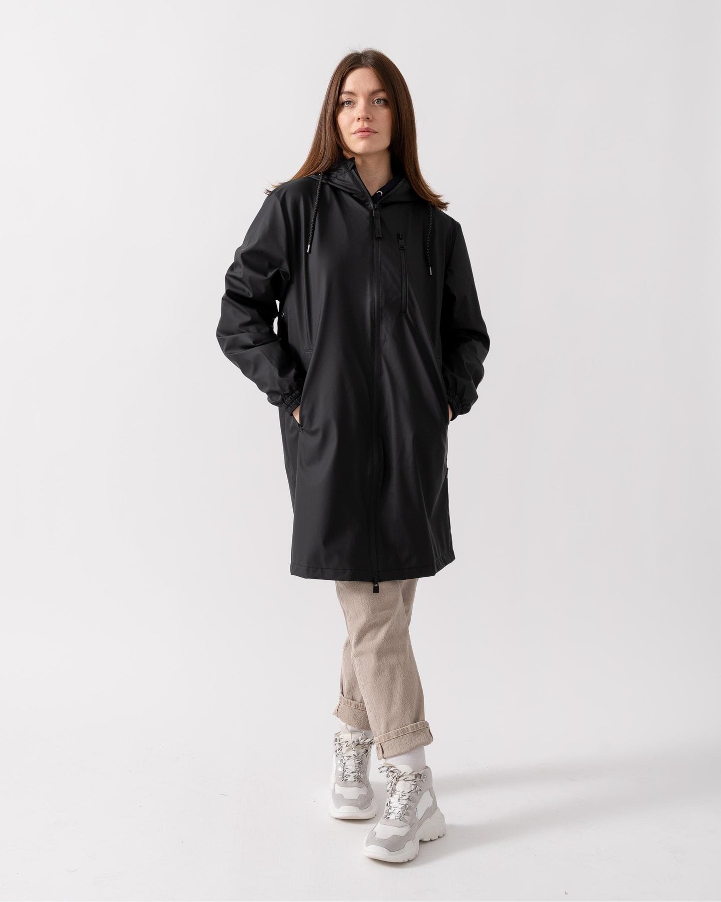 Rains Unisex Long Storm Breaker Jacket