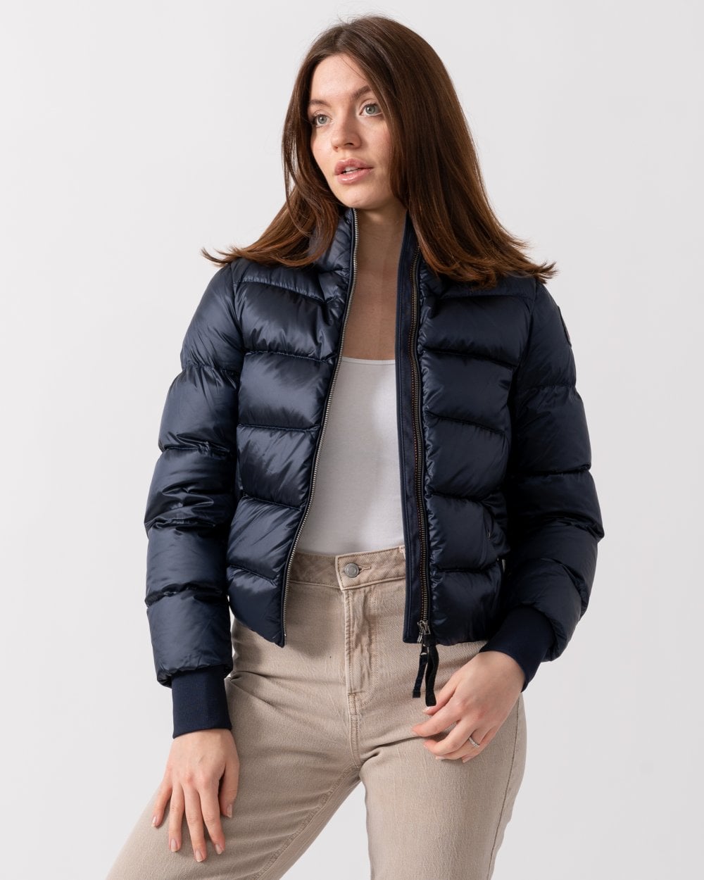 Parajumpers Mariah Womens Hooded Down Bomber Jacket