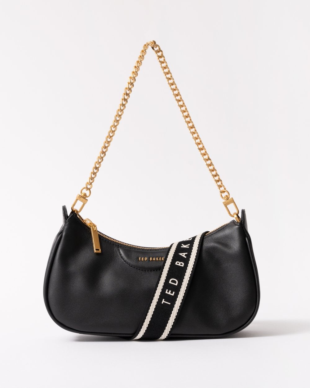 Ted Baker ESSIY Womens Webbing Leather Crossbody Bag