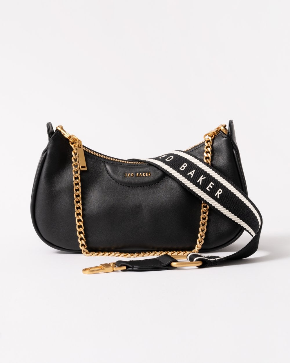 Ted Baker ESSIY Womens Webbing Leather Crossbody Bag