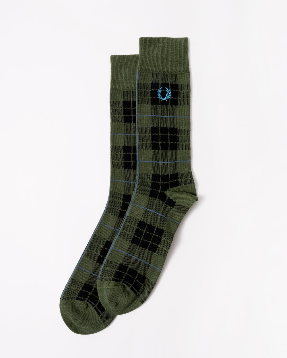 Fred Perry Mens Tartan Socks