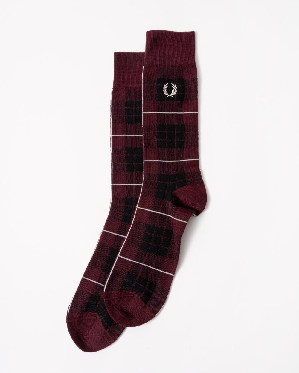 Fred Perry Mens Tartan Socks