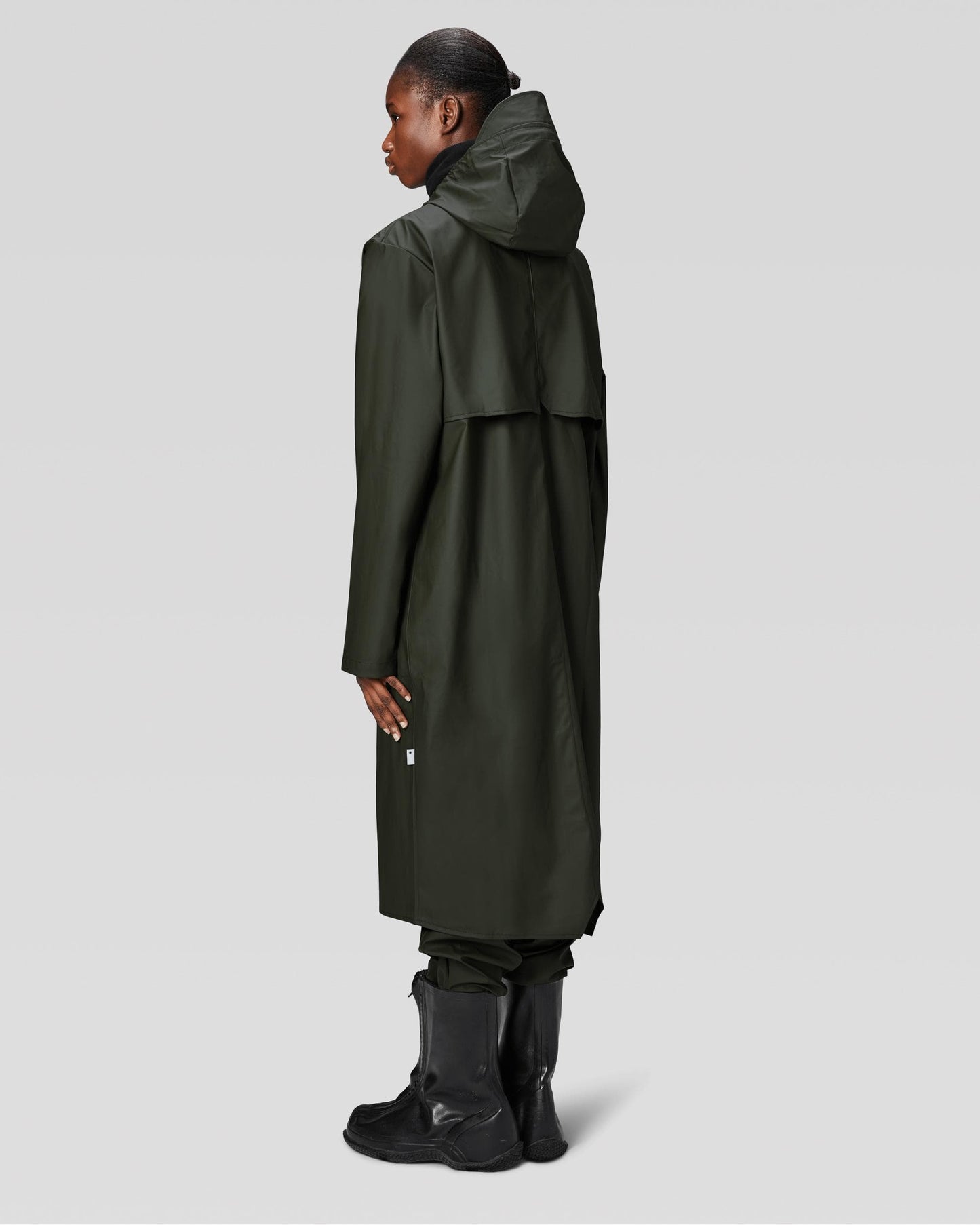 Rains Longer Unisex Jacket - 03 Green