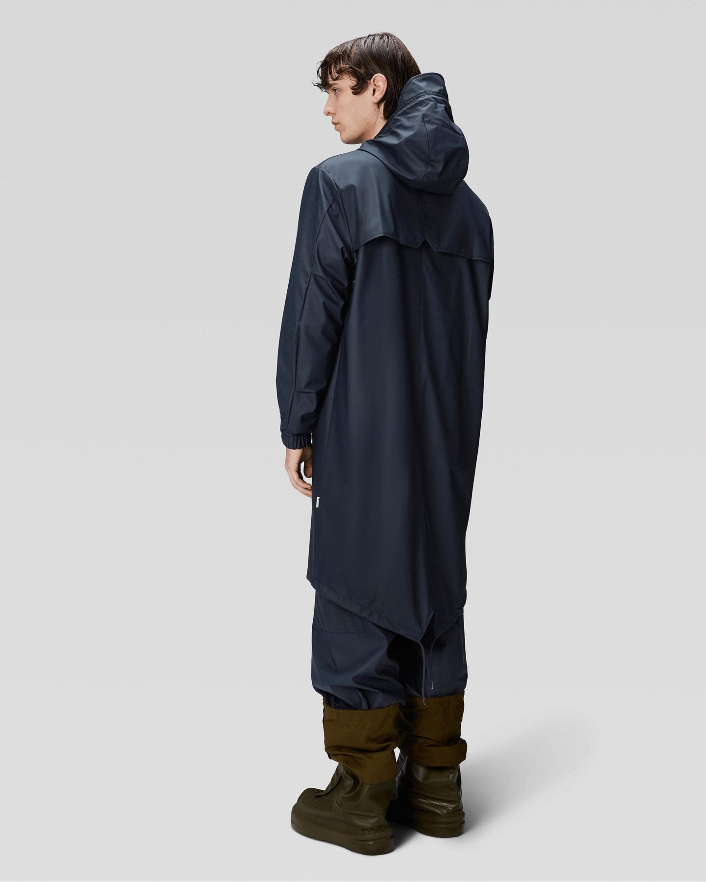 Rains Unisex Fishtail Parka - 47 Navy