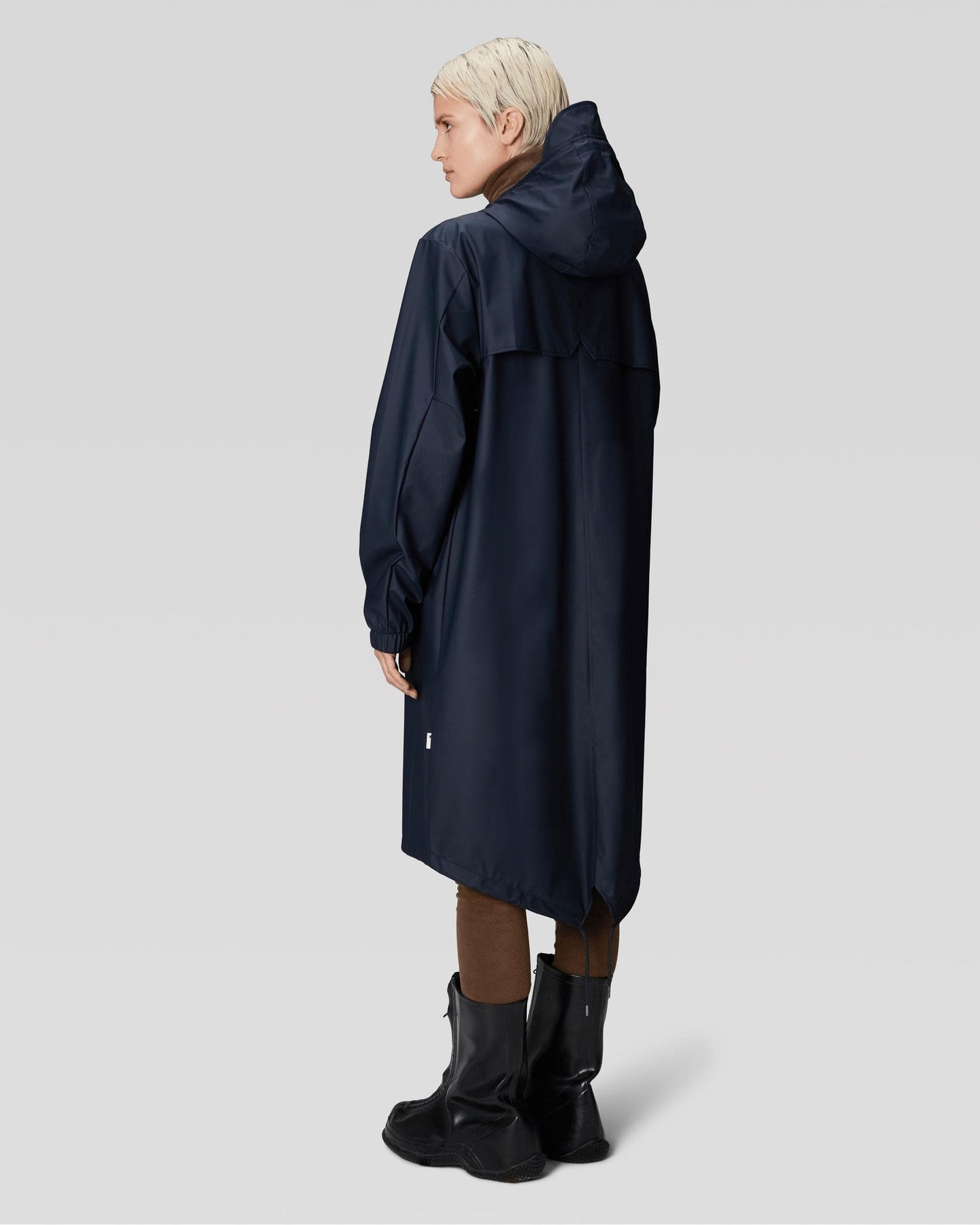 Rains Unisex Fishtail Parka - 47 Navy