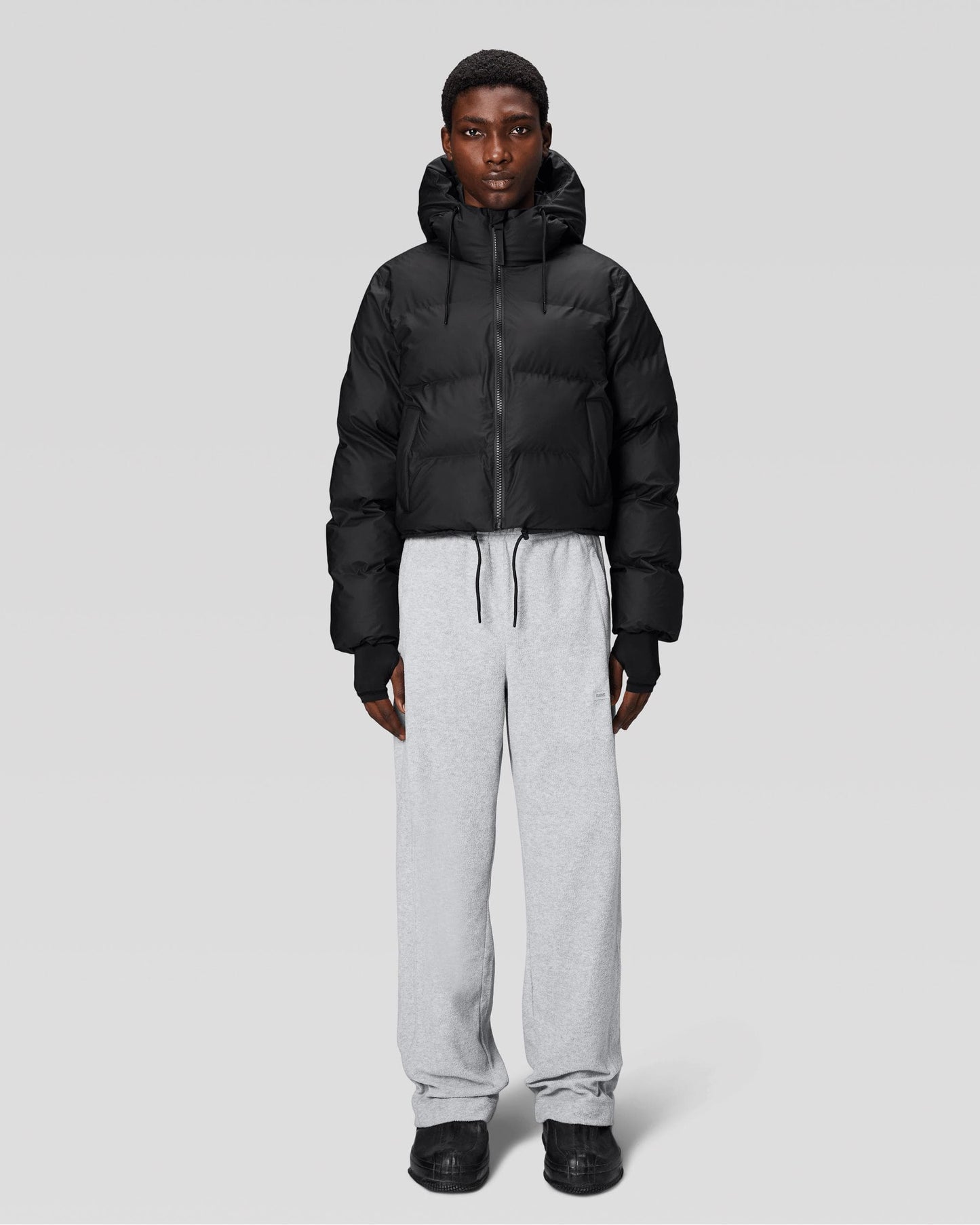 Rains W Alta Unisex Puffer Jacket - 01 Black
