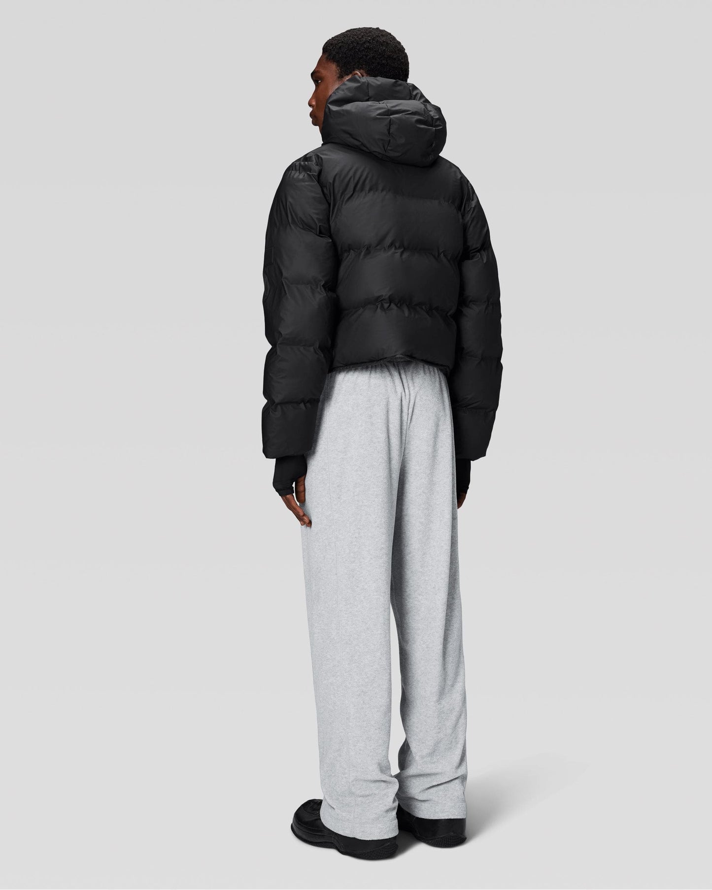 Rains W Alta Unisex Puffer Jacket - 01 Black