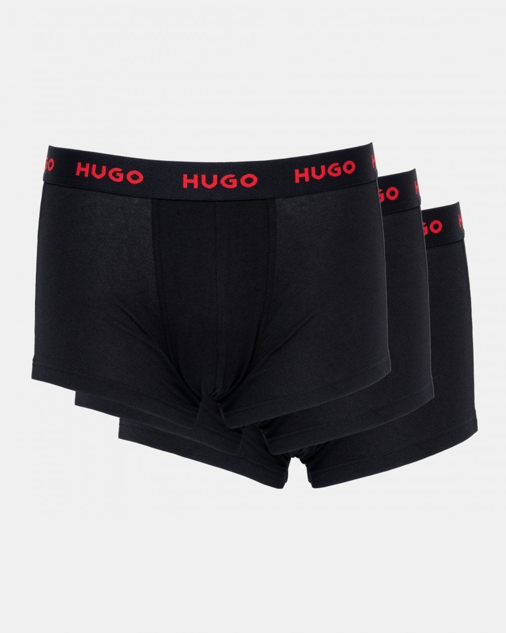 HUGO 3-Pack Mens Trunks with Coloured Waistbands - Open Miscellaneous 994