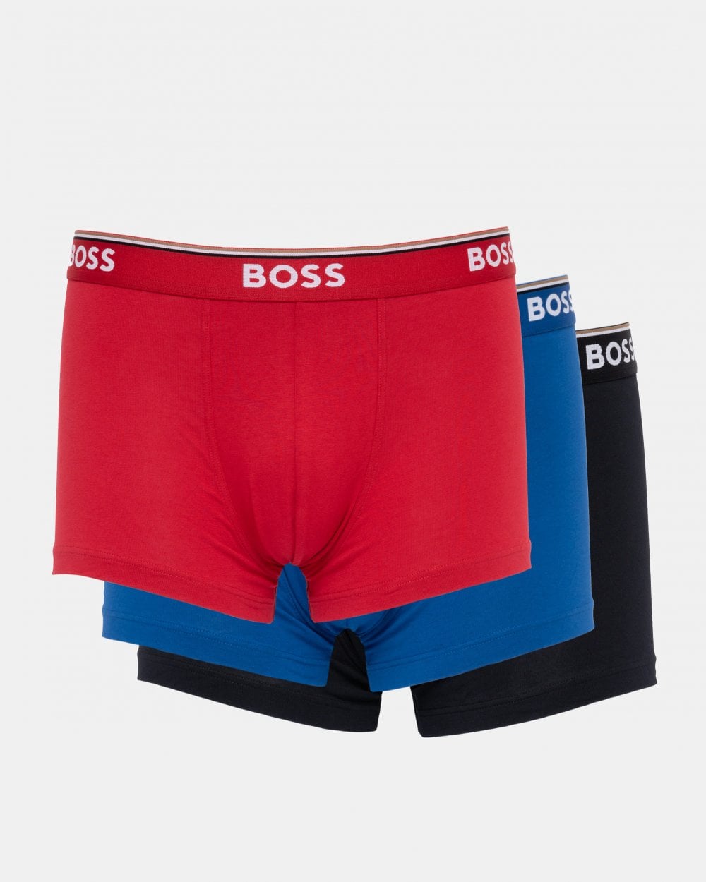 BOSS Orange 3 Pack Mens Power Trunks NOS - Red/Blue/Black 962