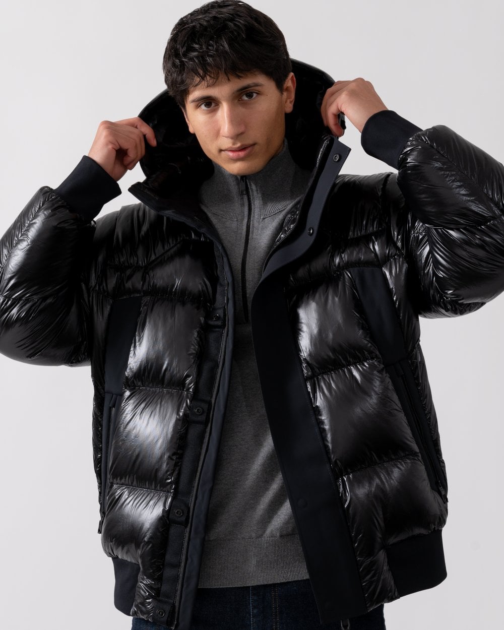 BOSS Green BOSS Green Ronnie Mens Padded Hooded Jacket