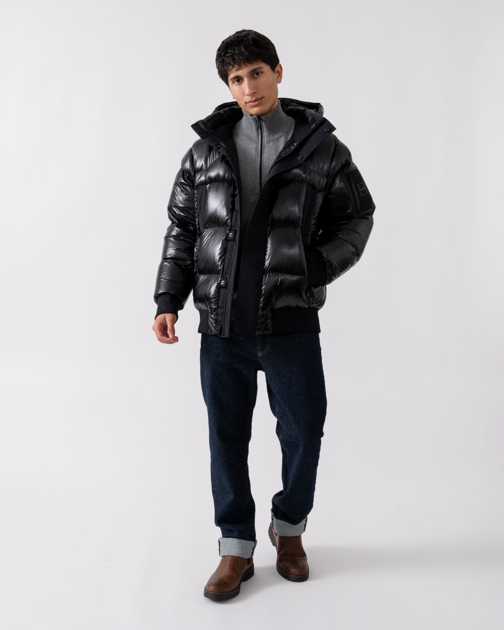 BOSS Green BOSS Green Ronnie Mens Padded Hooded Jacket