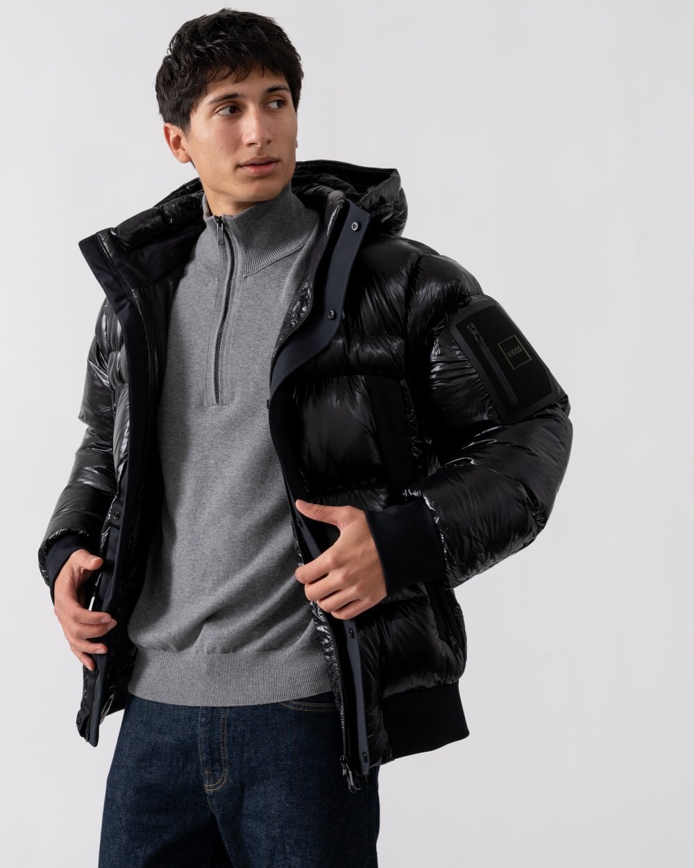 BOSS Green BOSS Green Ronnie Mens Padded Hooded Jacket