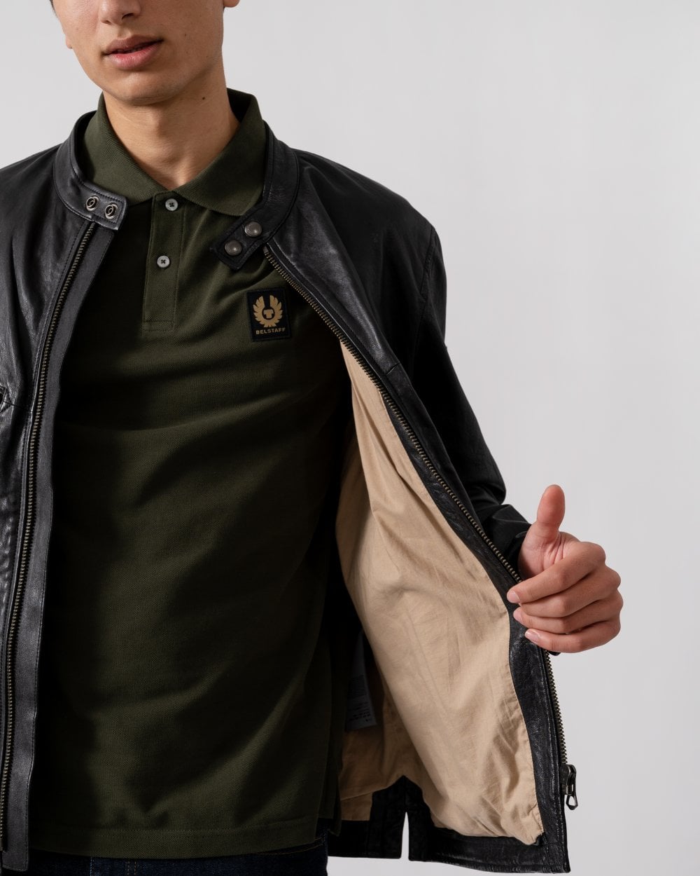 Belstaff Belstaff V Racer Mens Leather Jacket