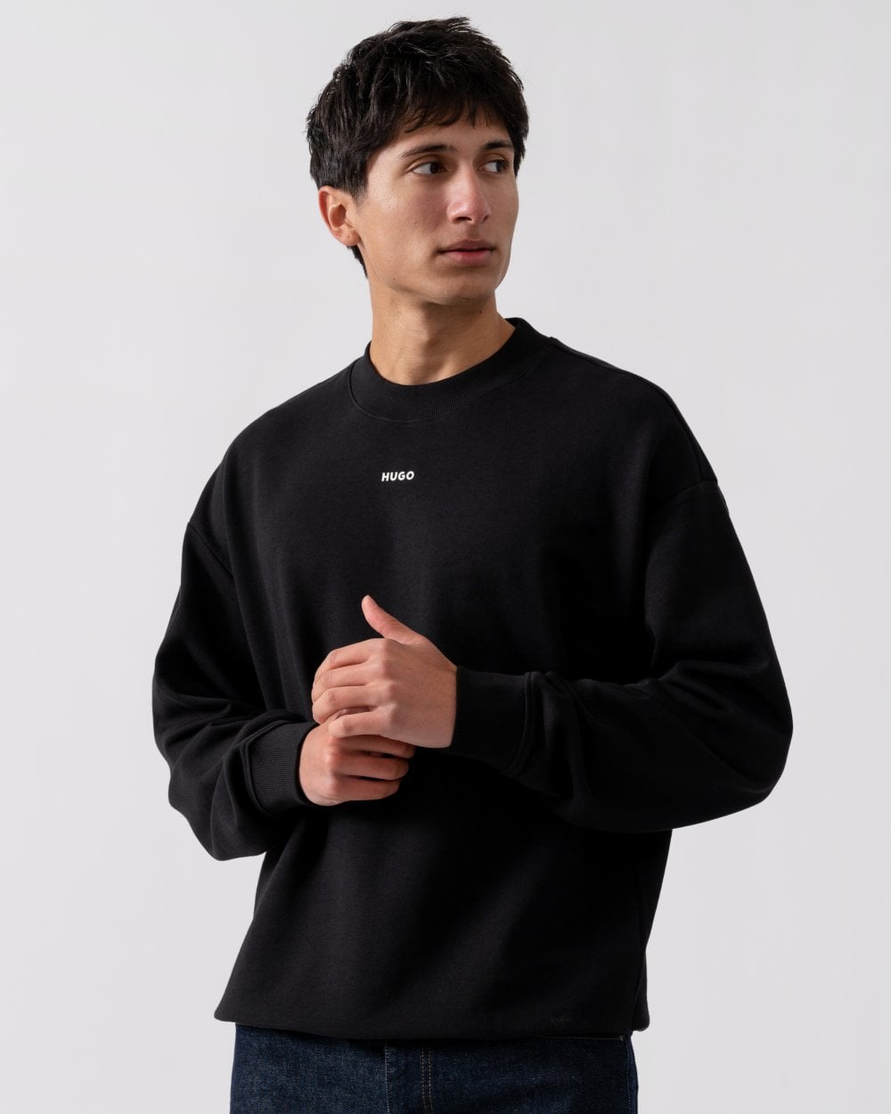 HUGO HUGO Dapocrew Mens Crew Neck Sweatshirt