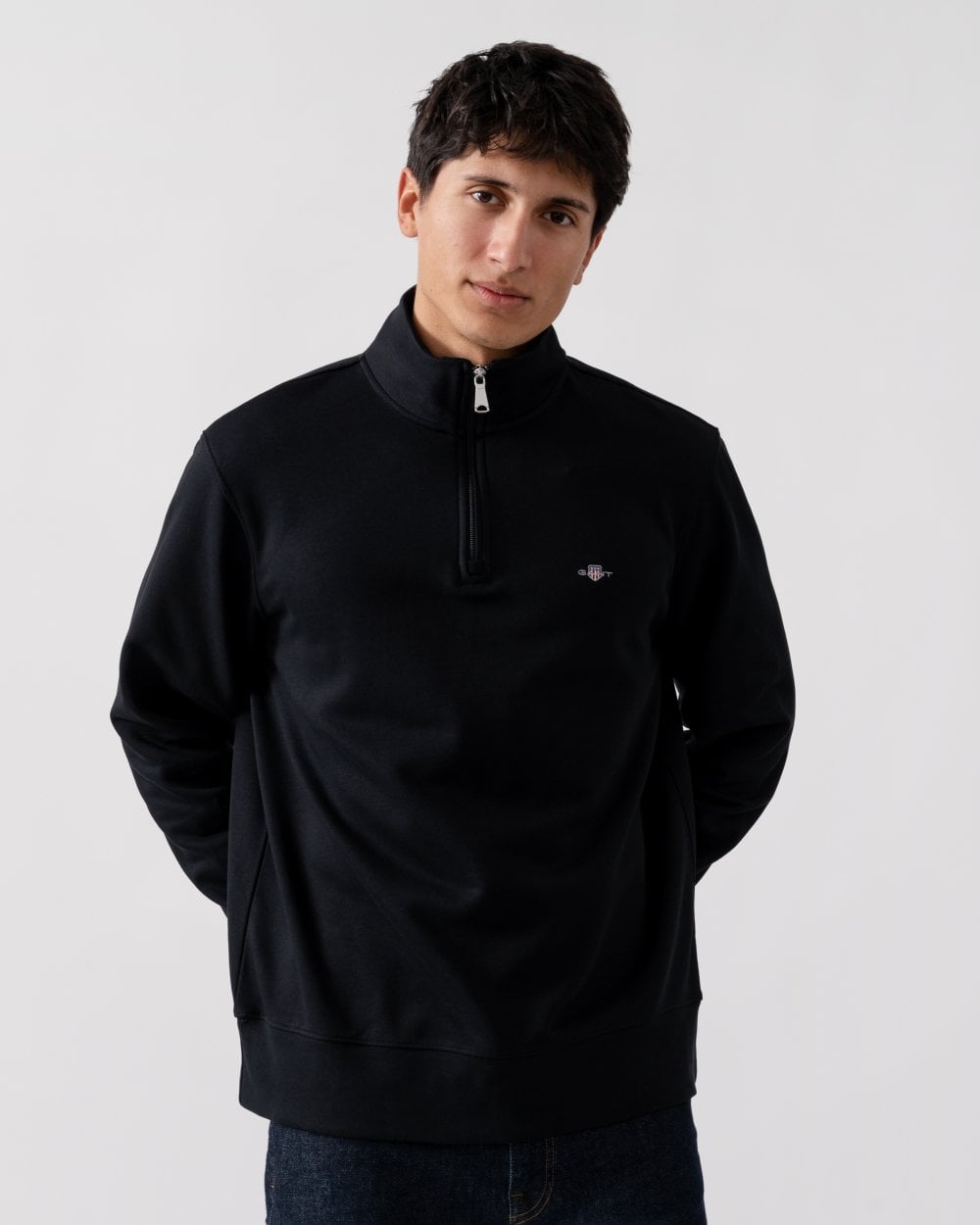 GANT Embroidered Archive Shield Half Zip