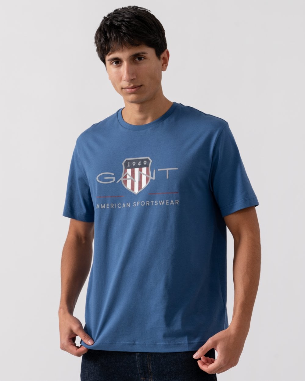 GANT Mens Regular Fit Short Sleeve Archive Shield T-Shirt