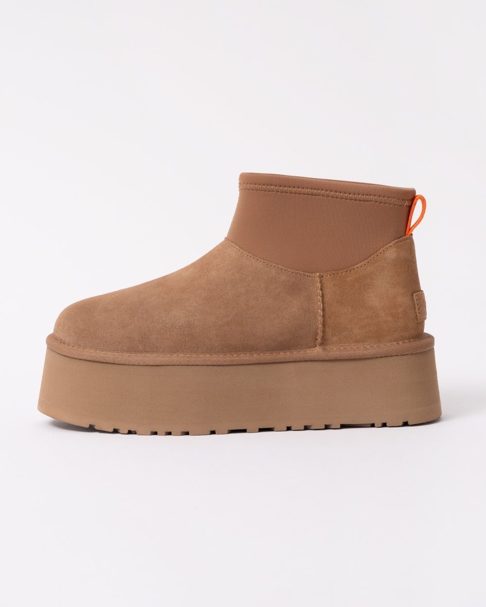 UGG Womens Classic Mini Dipper Platform Boots - Chestnut
