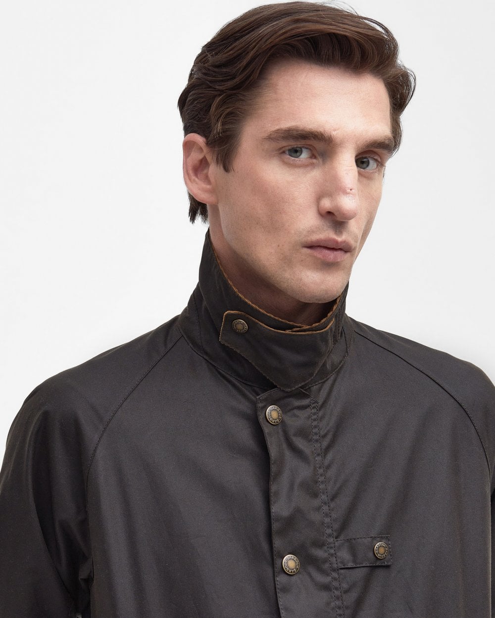 Barbour Utility Spey Mens Wax Jacket - Olive