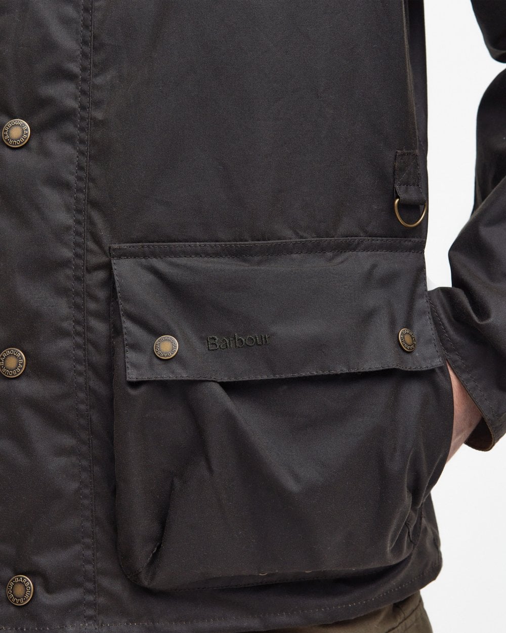 Barbour Utility Spey Mens Wax Jacket - Olive