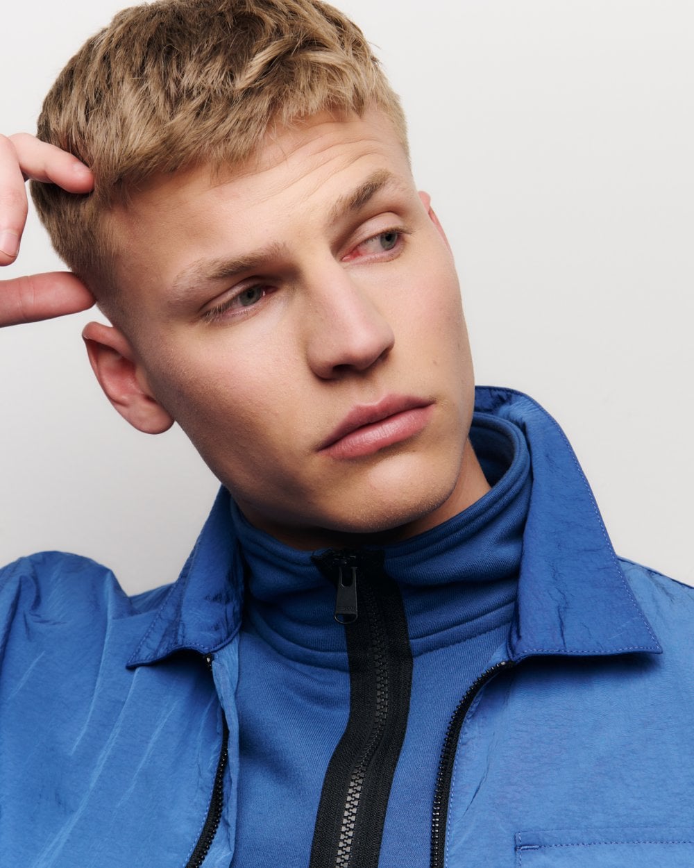 Barbour International Inline Mens Overshirt - North Sea Blue