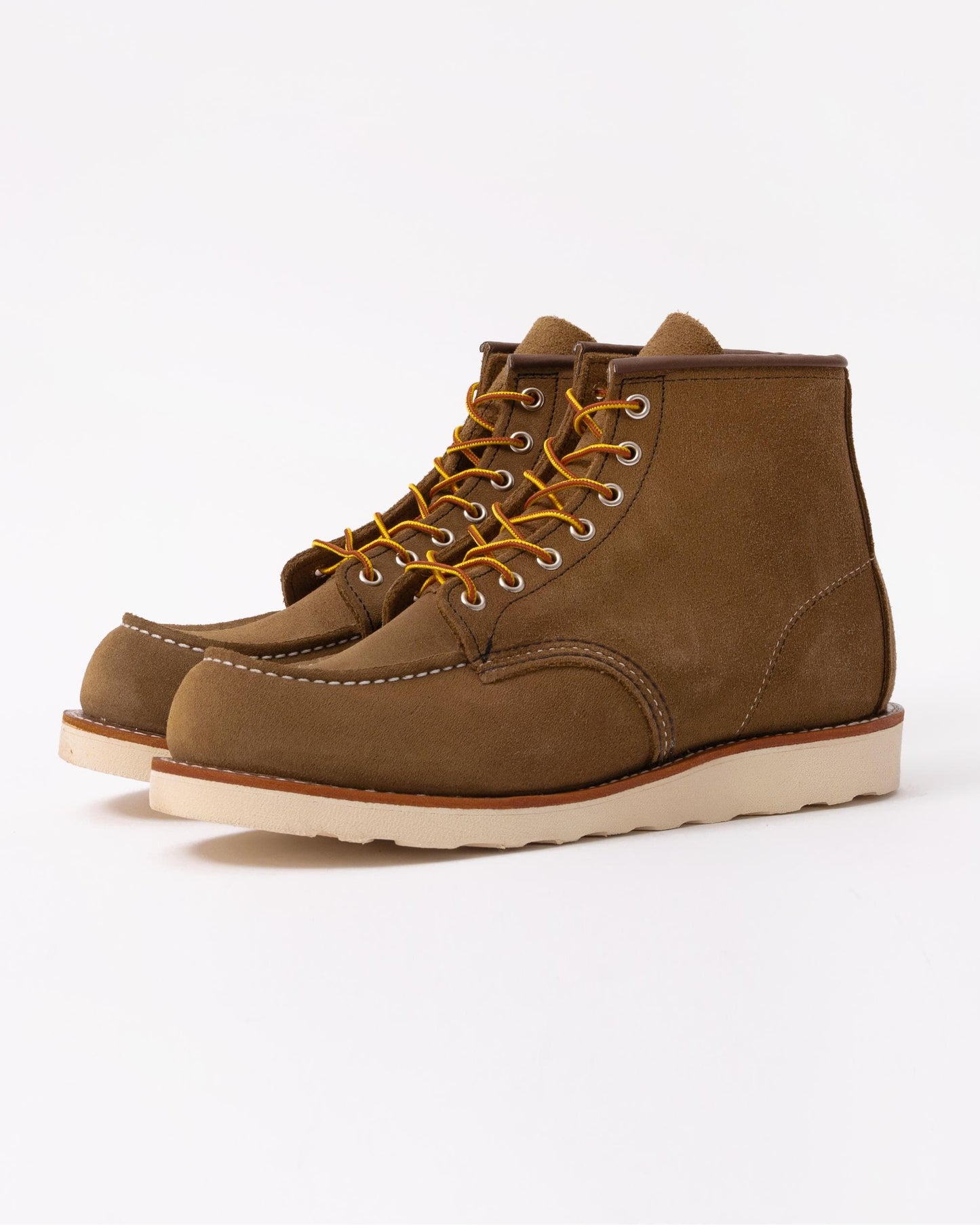 Red Wing 6 Inch Moc Toe Mens Boot - Olive Mohave