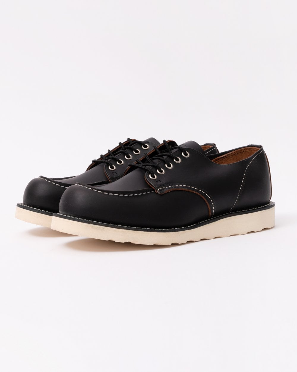 Red Wing Shop Moc Mens Oxford Shoes - Black Prairie