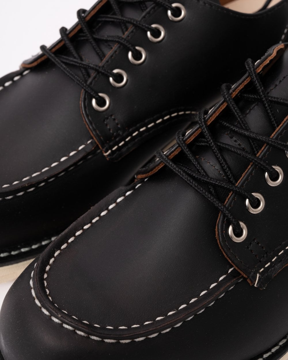 Red Wing Shop Moc Mens Oxford Shoes - Black Prairie
