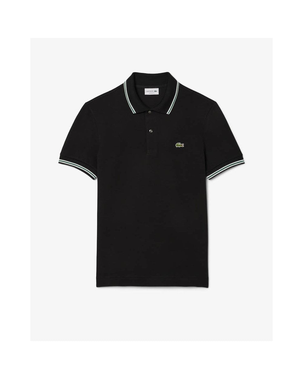 Lacoste Mens Tipped Polo Shirt - Black 031